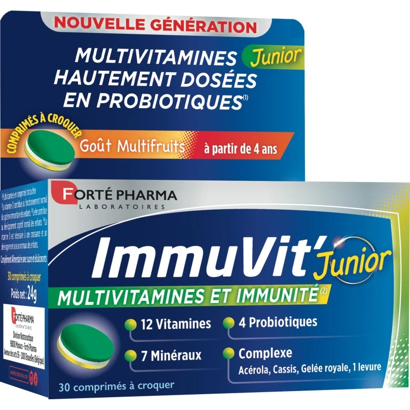 Forté Pharma ImmuVit Junior 30 comprimés