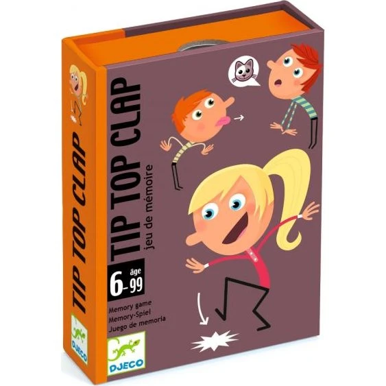 Djeco Tip Top Clap - Jeu de mémoire mimes