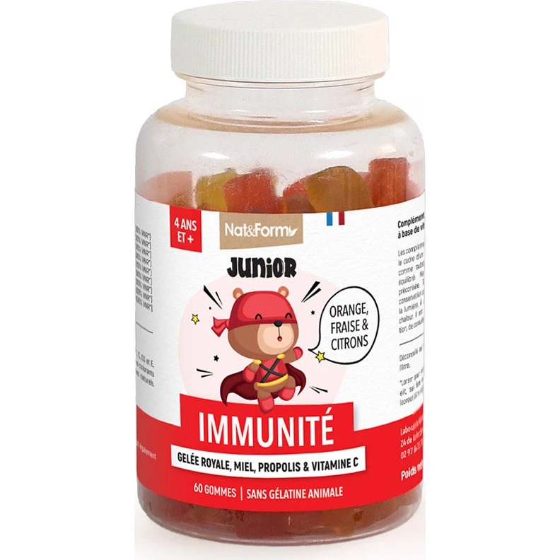 Nat & Form Junior Immunité - 60 gommes