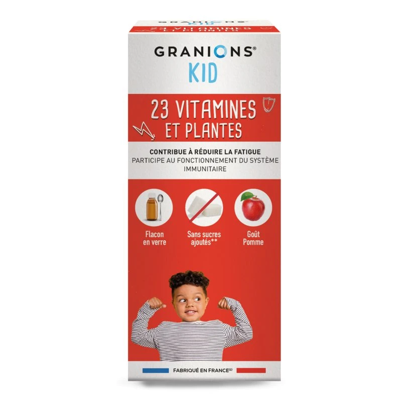Granions Kid 23 Vitamines Minéraux & Plantes Sirop 200ml