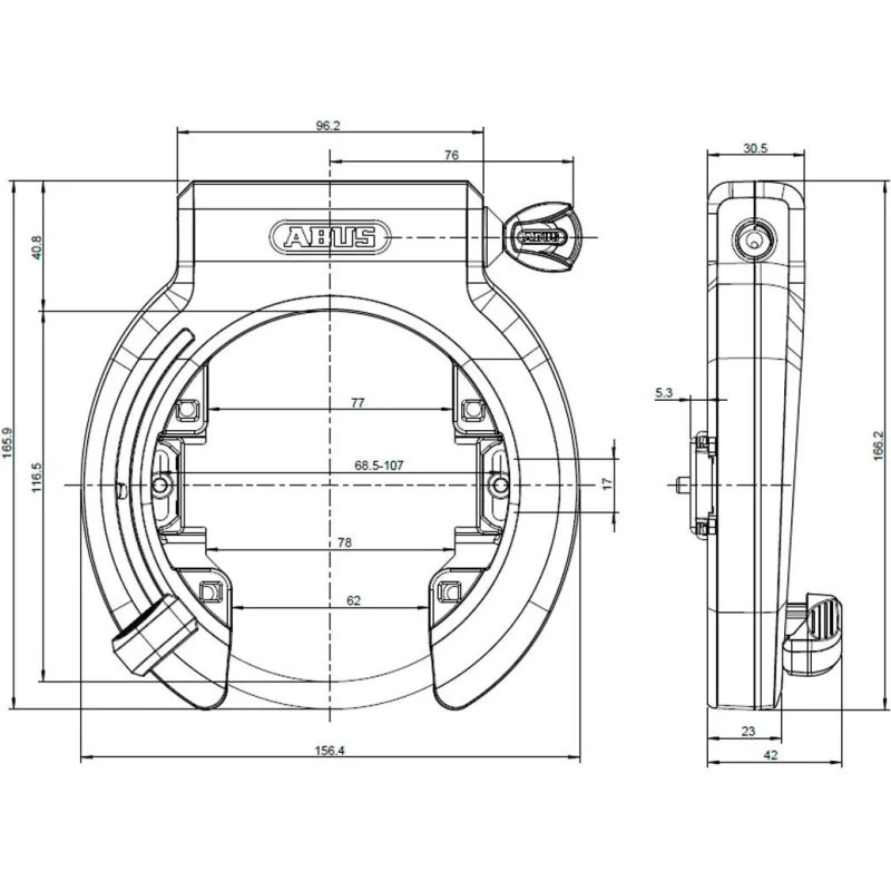 Abus Granit X-Plus 6950M Frame Lock