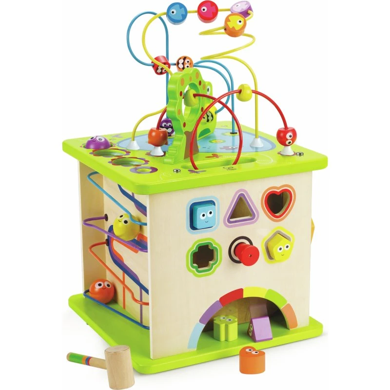 Hape Cube d'Activités Animaux de la Campagne
