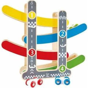 Hape Piste de Course Éclair - Circuit en Bois