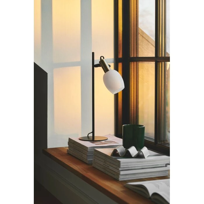 Nordlux Arild Lampe de table Laiton Noir