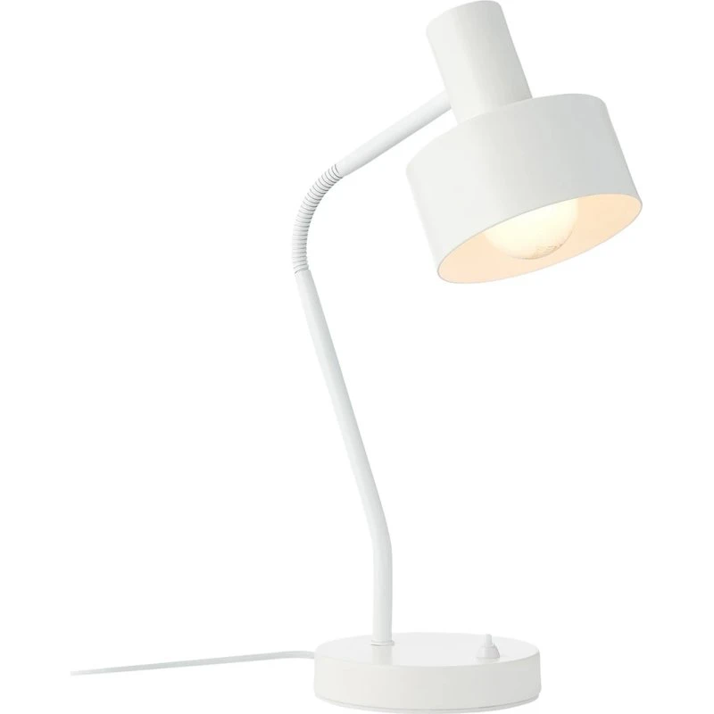 Nordlux Matis Lampe de Table Blanc Métal
