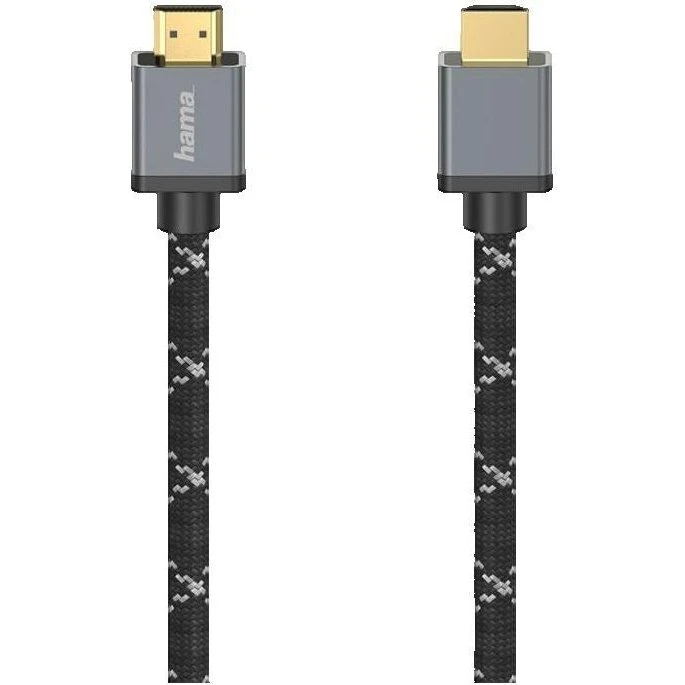 Hama Câble HDMI 3 m Ultra Haute Vitesse 8K Noir Gris