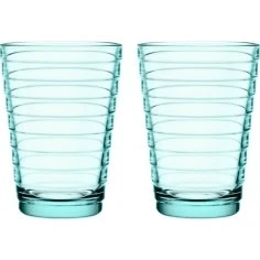 Iittala Aino Aalto Verre 22 cl Vert Eau (Set de 2)