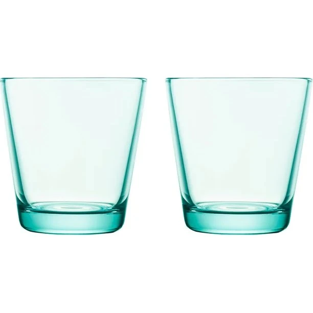 Iittala Kartio Verre à boire 21 cl vert d'eau (set de 2)
