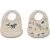Tilda Lot de 2 bavoirs silicone Peach/Sea shell
