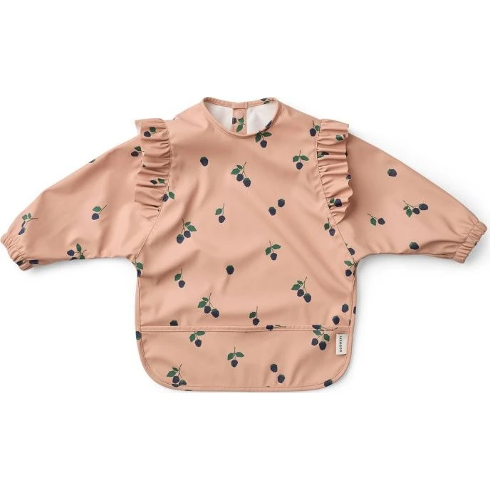 Liewood Merle Ruffle Cape Bib Berry