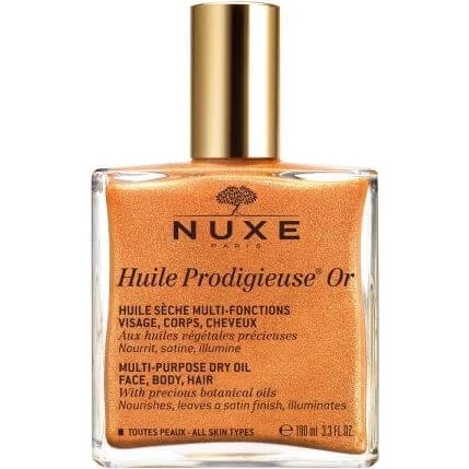 Nuxe Huile Prodigieuse Or Multifonctionnelle avec Paillettes, 100 ml
