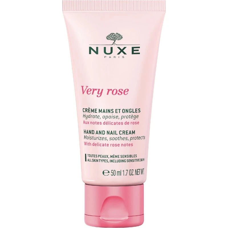 Nuxe Very Rose Crème pour les Mains et les Ongles, 50 ml