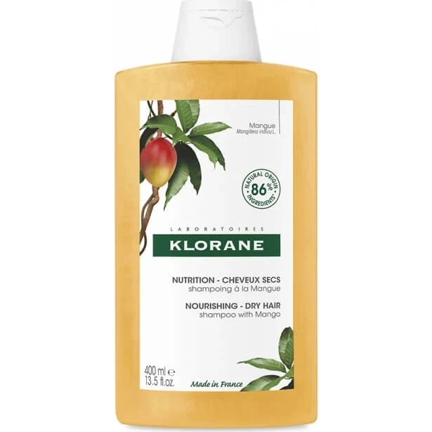 Klorane Shampooing Nourrissant à l'Extrait de Mangue, 400 ml