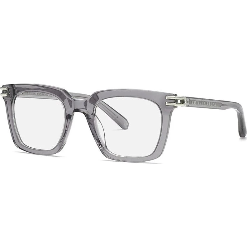 Philipp Plein Lunettes de Vue Icon VPP115M Carrées Grises 51mm