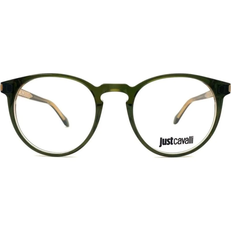 Just Cavalli VJC049 Lunettes de Vue Unisexe Vert Pantos 50mm