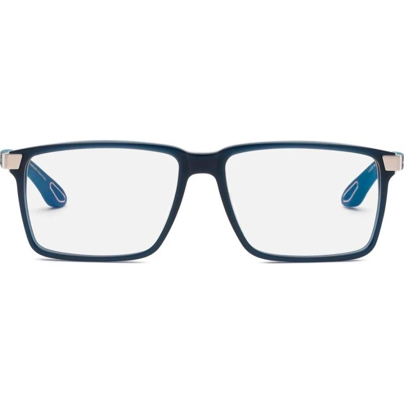 Chopard VCH358 Lunettes de Vue Géométriques Bleues 59mm