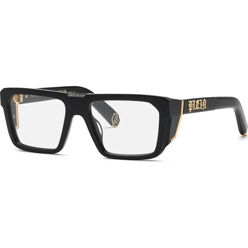 Philipp Plein Lunettes de Vue Plein Master VPP142M Noires Rectangulaires