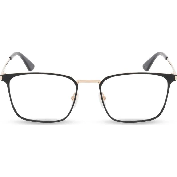Police VPLQ70 Lunettes de Vue Homme Carrées Métal Or 52mm