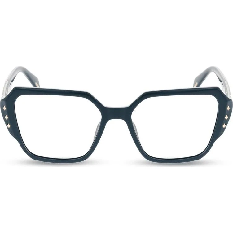 Police VPLR20 Lunettes de Vue Carrées Vertes Unisexe