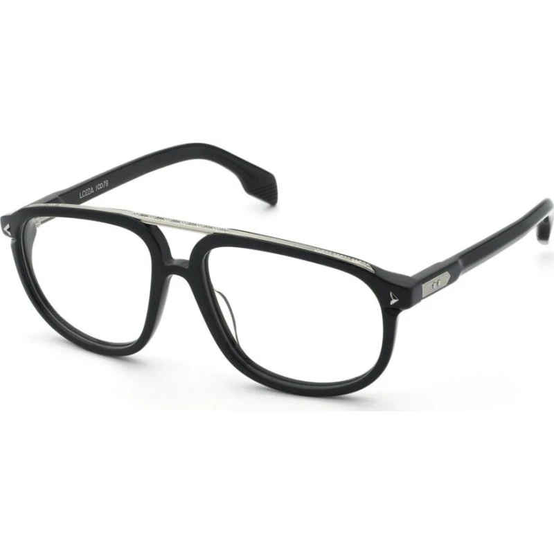 Lozza VL4392M Lunettes de Vue Pilote Noir Unisexe
