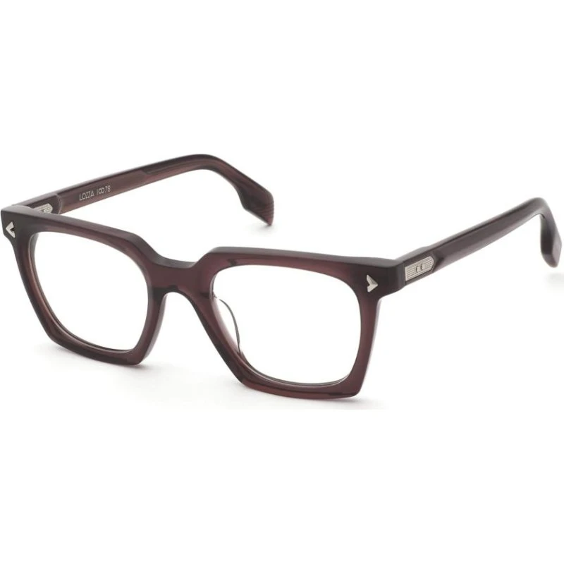 Lozza VL4393M Lunettes de Vue Géométriques Marron Unisexe 52mm