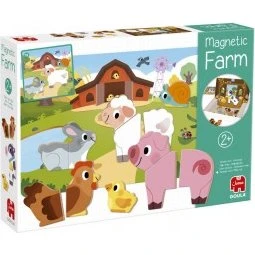 Goula Ferme magnétique avec 12 animaux