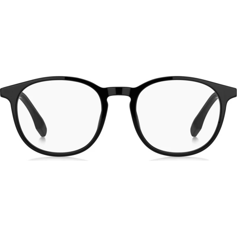 Boss 1683 Lunettes de Vue Rondes Noires Unisexe 47mm