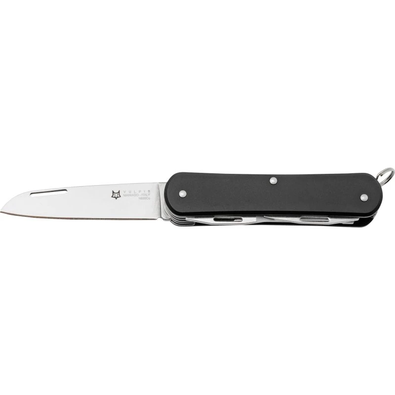 Fox Knives Vulpis FX.VP130.SF5CF Couteau Multifonction Fibre de Carbone