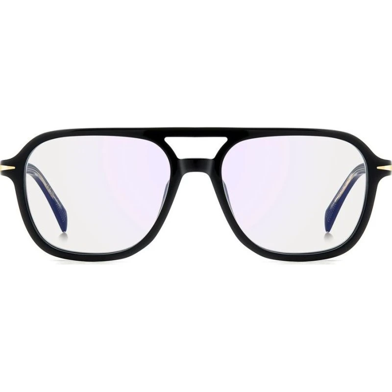 David Beckham DB 1182 Lunettes de Vue Carrées Noires 54mm