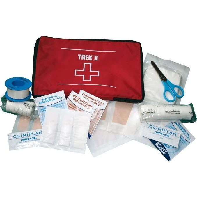 CAO Trek 2 – Trousse de secours rouge compacte
