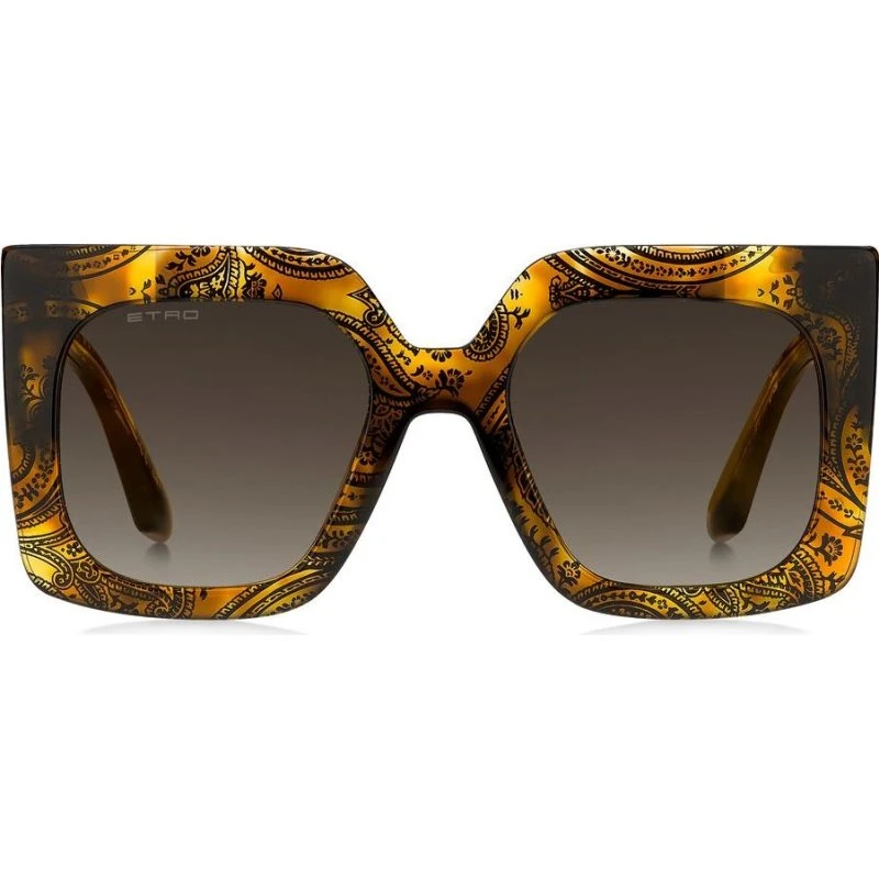 Etro Lunettes de Soleil Etro 0075/S Papillon Havana Marron 53mm