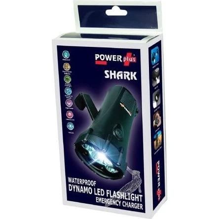 Shark Lampe Dynamo Étanche Incassable