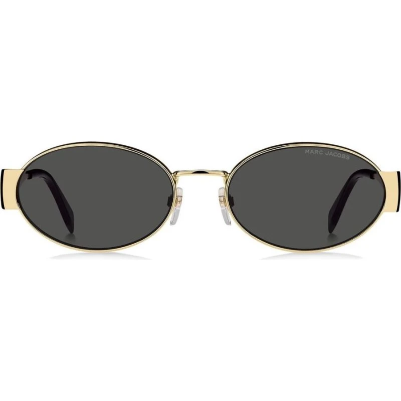 Marc Jacobs Lunettes de Soleil Marc 806/S Dorées Ovales Grises