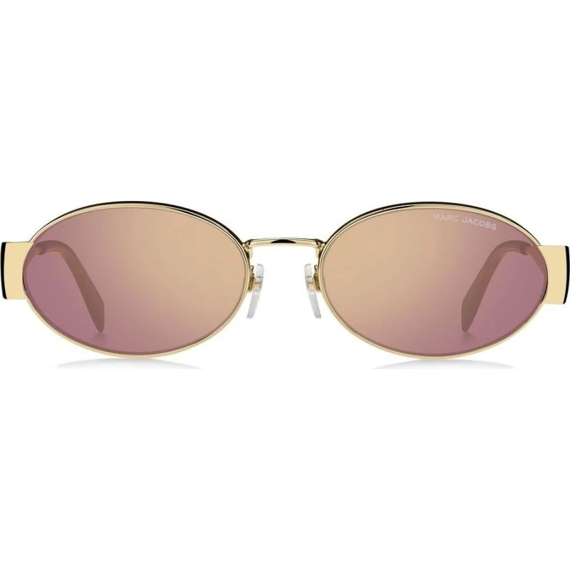 Marc Jacobs Marc 806/S Lunettes de Soleil Ovales Dorées pour Femme