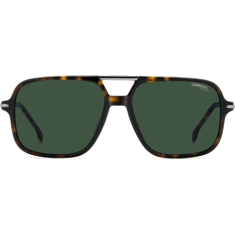 Carrera 350/S Lunettes de Soleil Homme Havane Rectangles Vert 58mm