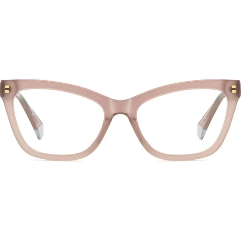 Polaroid PLD D557 Lunettes de Vue Femme Roses Rectangulaires 55mm
