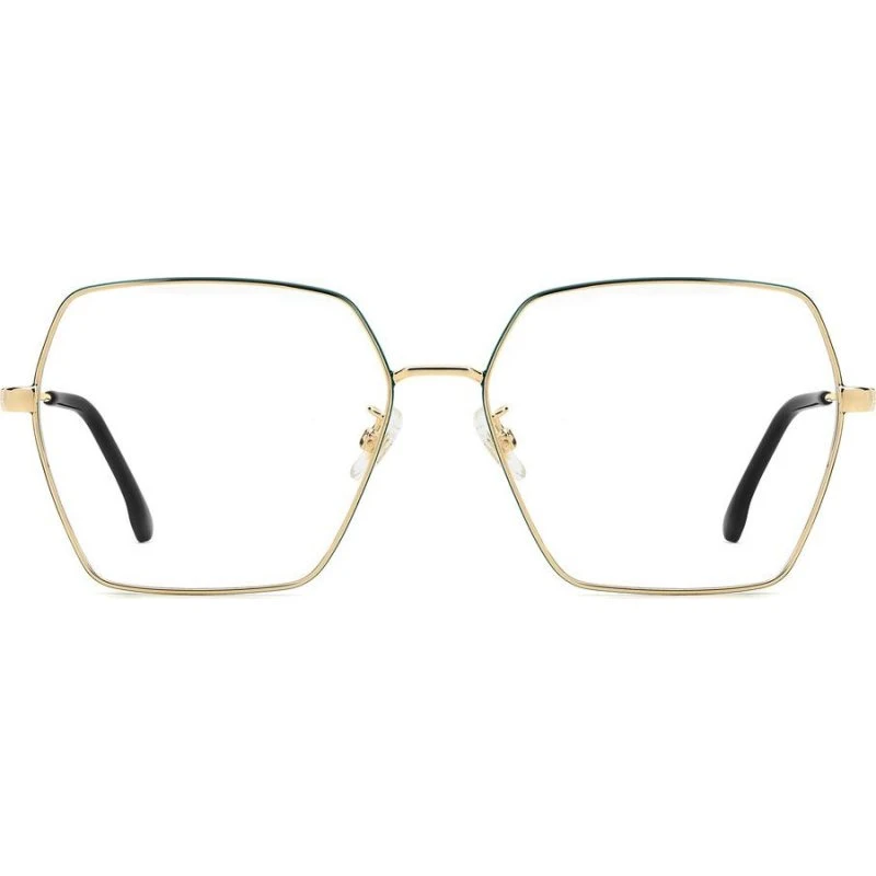 Carrera 3061 Lunettes de Vue Femme Géométriques Dorées 58mm