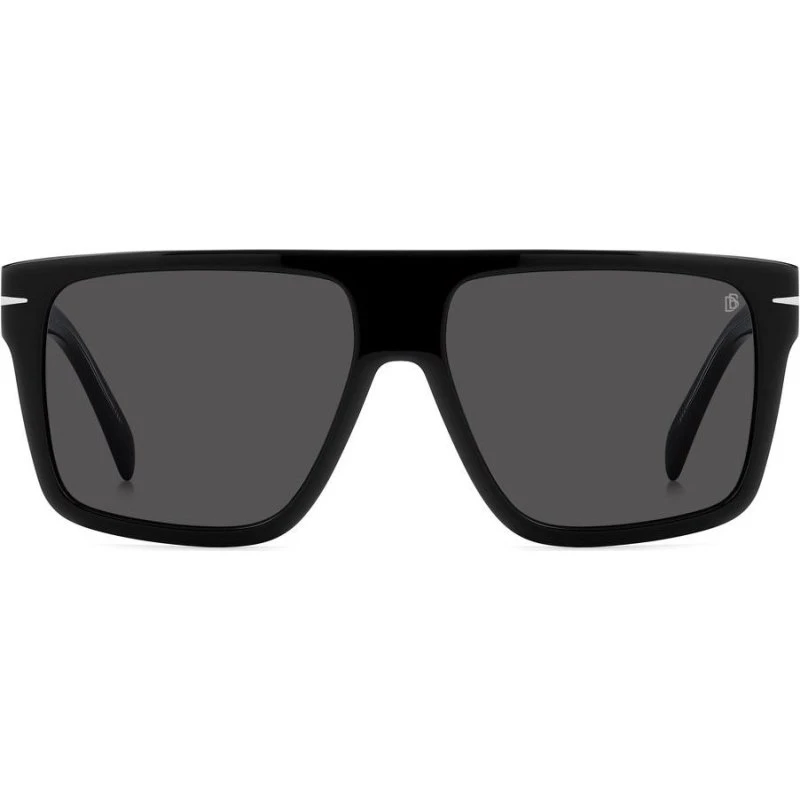 David Beckham DB 7149/S Lunettes de Soleil Carrées Noires