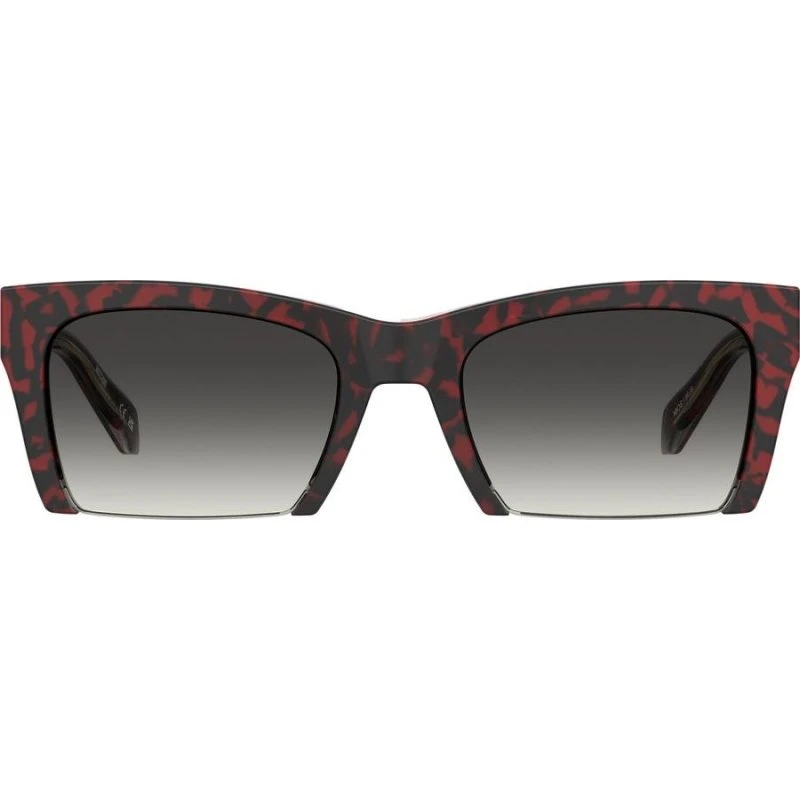 Moschino MOS196/S Lunettes de Soleil Carrées Rouges