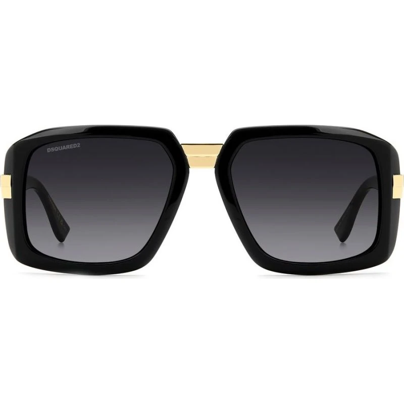 Dsquared2 Lunettes de soleil D2 0178/S 807/9O - Noir Géométrique