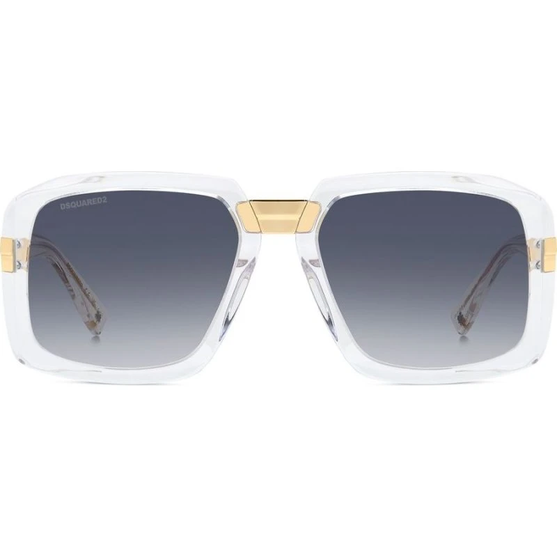 Dsquared2 D2 0178/S Lunettes de Soleil Géométriques Bleues