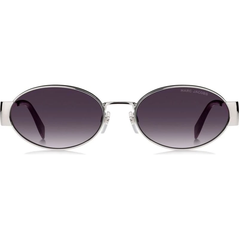 Marc Jacobs Marc 806/S Lunettes de Soleil Ovales Argentées et Violettes