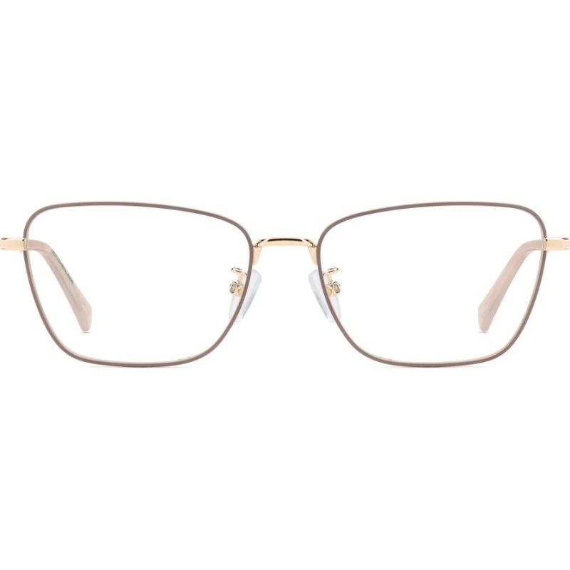 Polaroid PLD D581/G Lunettes de Vue Femme Œil de Chat Rose Doré