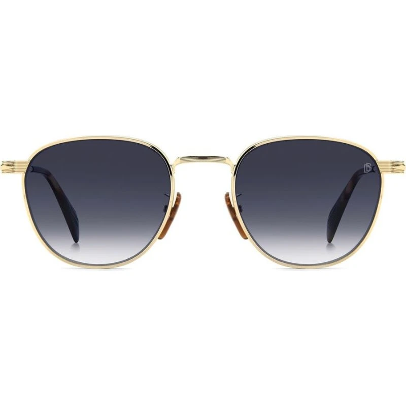 David Beckham Lunettes de Soleil DB1228/S RHL/84 - Pantos Doré & Bleu