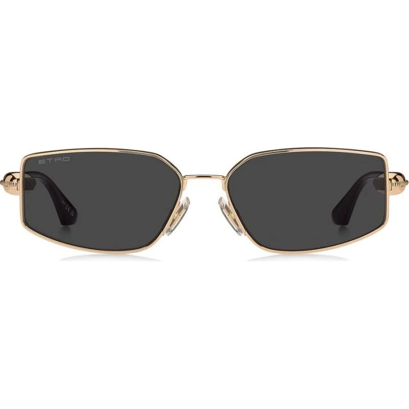 Etro 0137/S Lunettes de Soleil Femme - Monture Or Rose et Verres Gris