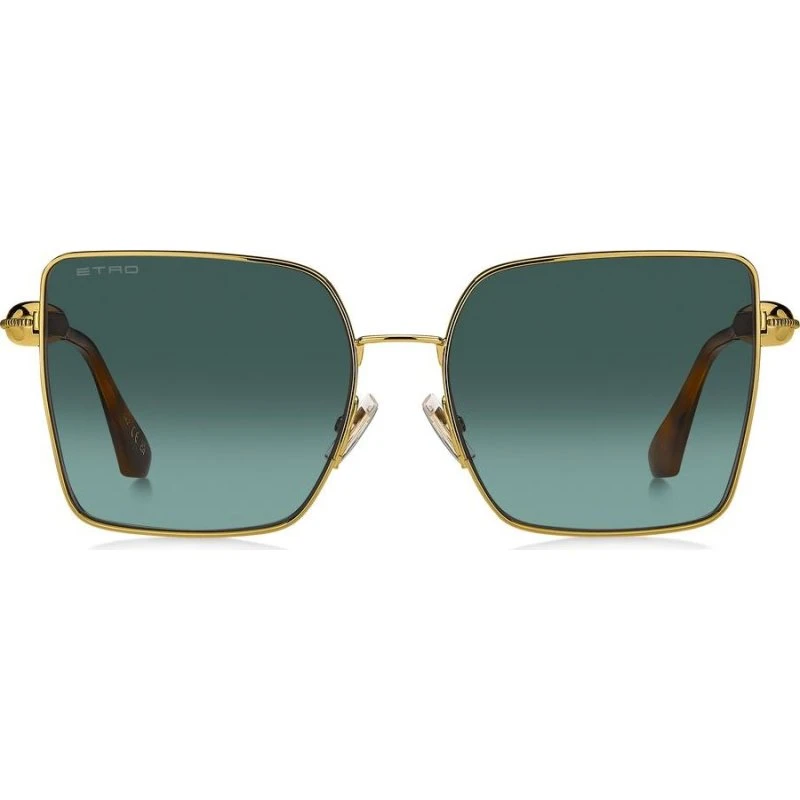 Etro Lunettes de Soleil Etro0138S-F2AEQ Femme Doré et Vert