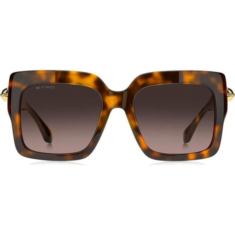 Etro 0131/S Lunettes de Soleil Oversize Marron Havana