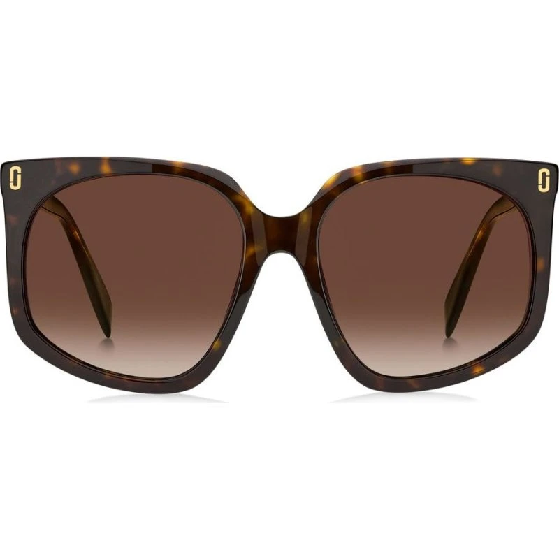 Marc Jacobs MJ 1136/S Lunettes de Soleil Géométriques Havane