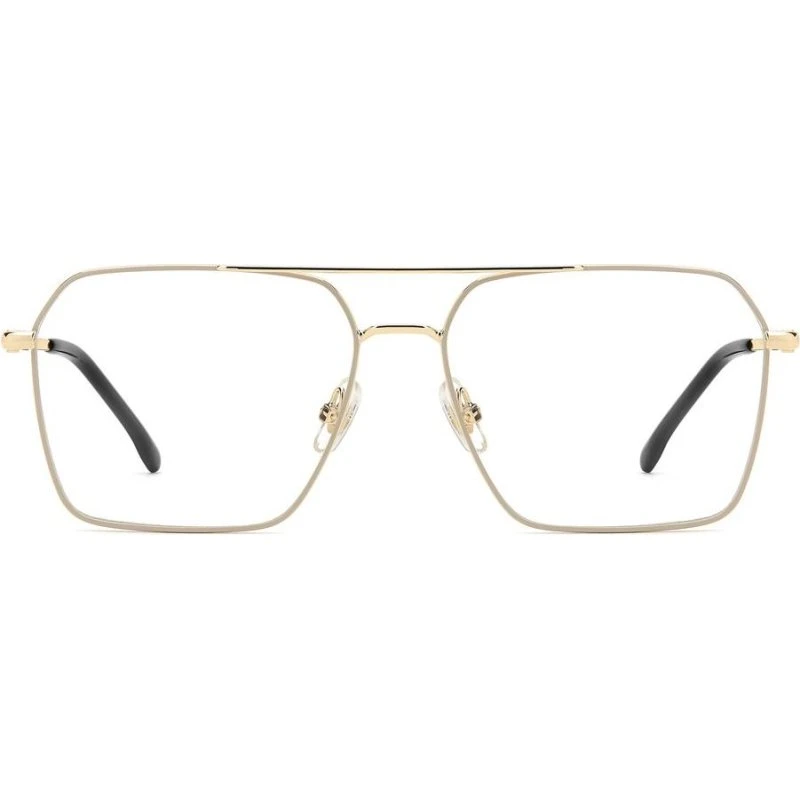 Carrera 3096 Lunettes de Vue Carrées Dorées pour Femme - 55mm
