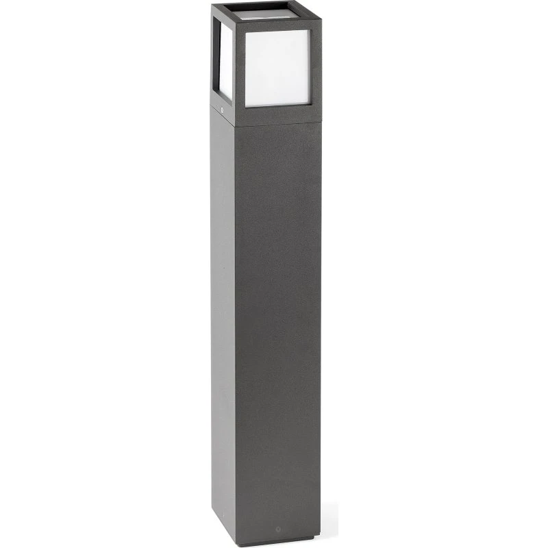 FARO BARCELONA Borne lumineuse Onze, Gris foncé, Aluminium